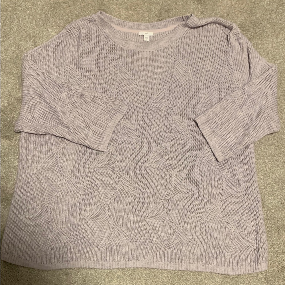 J.Jill Lightweight Lavender Women's Sweater